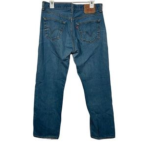 Levi’s 501 35x33 Medium Wash Straight Leg Jeans
